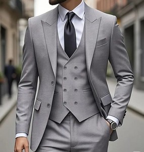 Bangladesh Mens Business Suits <b>Blazer</b> Garment Factory Anti-Wrinkle Breathable Anti-Pilling Plus Size Polyester/Cotton Tailored - Product Image 4