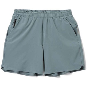 Shorts pour hommes de couleur unie, à séchage rapide, à taille élastique, avec poches, vêtements de sport décontractés - Product Image 1