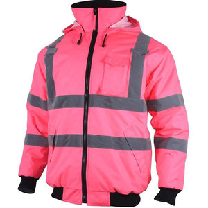 Unique Design Breathable Lightweight Solid Color Safety Jacket Hi Visibility Workwear Customizable Colors Sizes Wholesale - Product Image 5