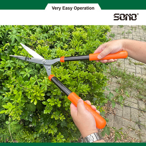 Tijeras de jardinería de mano derecha SONO J1113 con brazo largo para árboles/césped/asetos, cuchilla de acero al carbono antiadherente, para bricolaje industrial - Product Image 3