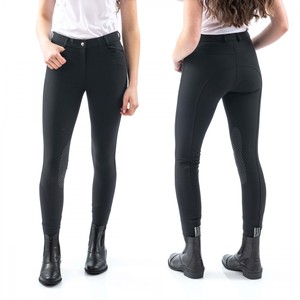Leggings d'équitation pour femmes avec grip en silicone, taille haute, extensibles, respirants, confortables, pour l'entraînement et la performance - Product Image 4