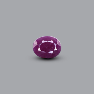45 Carat Natural African Ruby Loose Gemstone Oval Cut 8x10mm for Fine Jewelry - Product Image 1