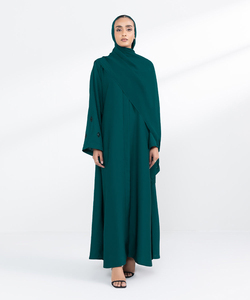Abaya Modeste Femme Personnalisée Tenue Décontractée Légère Hiver Printemps 2025-26 Service OEM Sur Mesure Vêtements Islamiques - Product Image 1