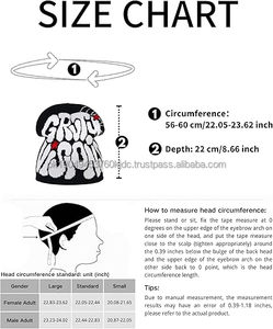 Gorros de invierno de acrílico 100% unisex, ropa de calle doblada de calidad, punto personalizable, logotipo OEM/ODM, gorros de diseño transpirable - Product Image 6