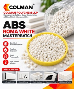 Granulés de masterbatch blanc Colman ABS Roma les plus vendus pour l'extrusion et le moulage par injection de plastique, offrant une consistance optimale - Product Image 5