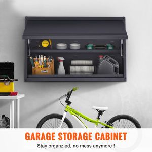 Armadio Metallico per Stoccaggio, Capacità di Carico 120 libbre per Ripiano, Scaffali da Garage in Acciaio Verniciato a Polvere Montati a Parete, Altezza 20 Piedi - Product Image 2