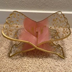 Colorful Resin Book Stand for Home <b>Office</b> Decoration, Unique Handmade Book Holder for Desk and <b>Bookshelf</b> - Product Image 6