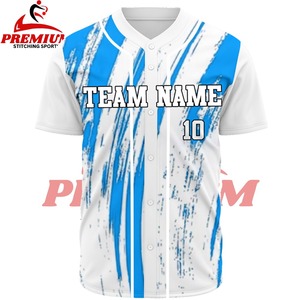 Maillot de baseball personnalisé par sublimation, tissu léger et doux, coupe confortable, respirant, maillot de baseball de haute qualité - Product Image 3