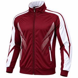 Veste de football personnalisée pour homme, veste d'entraînement de football, veste de sport d'échauffement, veste athlétique zippée intégrale, veste de survêtement de football - Product Image 6