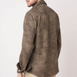 Camisa de Franela para Hombre de Buena Calidad, Totalmente Personalizable, de Venta Caliente, Antiarrugas, de Alta Calidad - Product Image 4