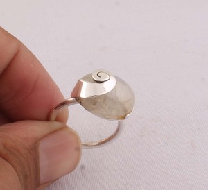 Vintage Rainbow <b>Moonstone</b> <b>Ring</b> 925 Sterling Silver Antique Style Victorian Design Blue Fire Gemstone <b>Ring</b> for Women Artisan - Product Image 1