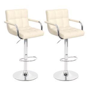 Set di 2 Sgabelli da Bar Hengming con Altezza Regolabile per Ristoranti, Soggiorni, Caffetterie e Spazi Relax - Product Image 2