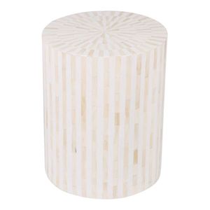 Hot Sale Handcrafted Bone Inlay Ottoman <b>Stool</b> Decorative Accent Furniture for <b>Bedroom</b> - Product Image 4