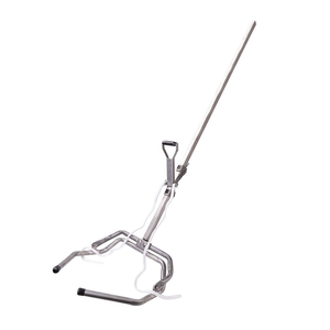 Extracteur de veau à cliquet 65 pouces, manuel, en acier inoxydable, autoclavable, pour usage vétérinaire, avec chaîne et poignée rouge - Product Image 4