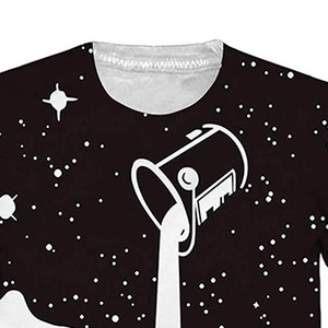 เสื้อยืดพิมพ์ลายโลโก้และดีไซน์ตามสั่ง เสื้อยืดคอกลมชาย แขนสั้น พิมพ์ลายแบบซับลิเมชั่น - Product Image 5