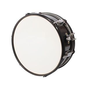 Tamburo professionale 14X5.5 pollici nero rullante con chiave a tracolla per bacchetta, inclusi accessori essenziali - Product Image 4