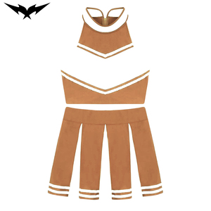 Uniforme de cheerleading personnalisé Bigetron Sports - Service OEM - Spandex/Polyester - Contraste de couleurs - Options de logo personnalisé - Transfert thermique - Product Image 5