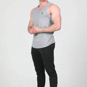 Débardeur pour homme de haute qualité, faible MOQ, meilleure vente, coupe ajustée, vêtements de fitness, débardeurs pour homme - Product Image 5