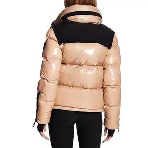 เสื้อแจ็คเก็ตพัฟเฟอร์ถักสไตล์ฤดูหนาวสำหรับผู้หญิง อุ่นสบายด้วยผ้าฝ้ายบุนวม แฟชั่นสตรีท ระบายอากาศได้ดี ผ้าแคนวาส - Product Image 6