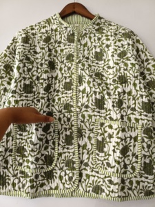 <b>Ladies</b> Reversible Floral Printed 100% Cotton Bomber <b>Jacket</b> - Product Image 5