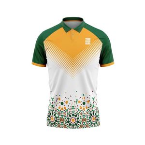 เสื้อโปโลคริกเก็ตสุดเท่ ระบายอากาศได้ดี น้ำหนักเบา แห้งเร็ว เหมาะสำหรับการฝึกซ้อมกีฬา - Product Image 1
