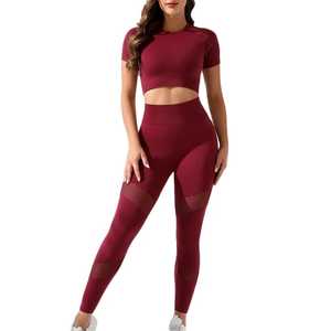 Conjunto de Yoga sin Costuras para Mujer, Tendencia Top 2026, Ropa Deportiva Transpirable, Traje de Fitness de 2 Piezas, Ropa Deportiva y para Correr - Product Image 6