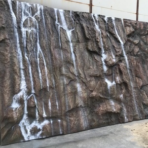 Custom Large-Scale High-Detail <strong>Simulated</strong> Rock Wall Cladding Waterfall FRP/GRP Scenery Kitchen Dining Vanity Top Bedroom Top - Product Image 3