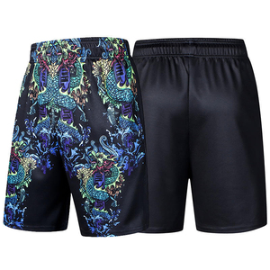 Shorts de sport imprimés pour hommes, légers, coupe ample, séchage rapide, respirants, 100 % polyester, pour la gym, la course et l'entraînement - Product Image 3