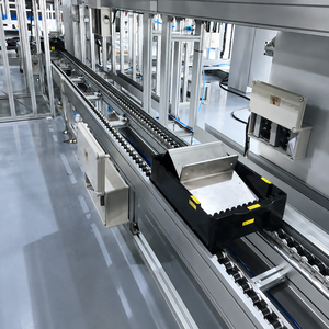 Equipo de Línea de Ensamblaje Automática, Mecanismo de Transferencia de Palés, Transportador de Rodillos, Velocidad Ajustable, Sistema de Manipulación Industrial - Product Image 1