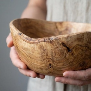 Handcrafted Live Edge Wooden Bowl Natural <b>Rustic</b> Serving Bowl Artisan <b>Wood</b> Dish Unique Organic Shape Kitchen Decor Eco Friendly - Product Image 5