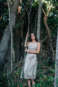 Wholesale Cotton Tribal Wrap Skirt <b>Handmade</b> Hippie <b>Clothes</b> Eco Sustainable Skirt for Women Bohemian Festival Fashion - Product Image 3