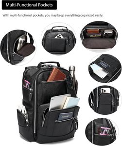 Mochila de Cuero Genuino para Hombre, Tendencia 2026, para Laptop de 15.6 Pulgadas, Estilo Vintage, para Viajes y Camping - Product Image 5