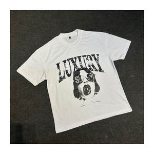 บริการ OEM เสื้อยืดเปล่าพิมพ์ลายตามสั่งสำหรับผู้ชาย คอกลม ทรงโอเวอร์ไซส์ ช้อปปิ้งออนไลน์ที่ร้านขายเสื้อยืดของผู้ผลิต - Product Image 6