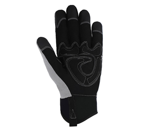 Gants de travail antidérapants en PU, bouts des doigts texturés, poignet élastique, gants de sécurité polyvalents, sans latex, sans poudre - Product Image 1