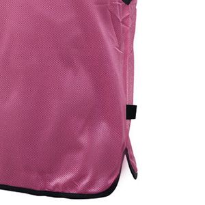 Pink Mesh Sleeveless Sports Vest Unisex V-Neck Breathable Regular Fit Adult All Seasons <b>Jersey</b> - Product Image 3