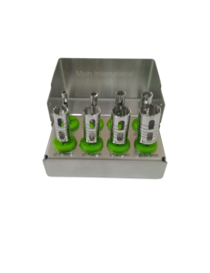 Kit de 8 Piezas de Fresas Dentales Manuales de Acero Inoxidable de la Mejor Calidad 2026 para Implantes Dentales - Product Image 1
