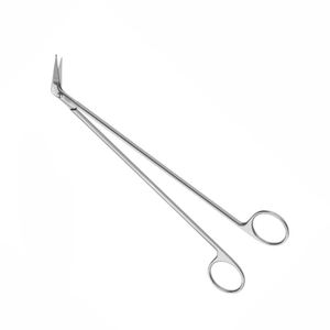 Ciseaux vasculaires manuels en acier Potts Smith, à lame angulaire de 45 degrés, lames de 18 mm, ciseaux chirurgicaux cardio-thoraciques CE par Grip Surgical - Product Image 1