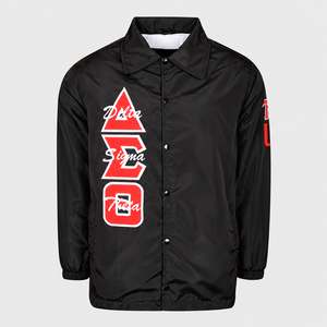 เสื้อโค้ชแบบกำหนดเอง Crossing Line greek Sigma Phi Gamma Rho Alpha Beta Zeta Theta อุปกรณ์สำหรับชมรมนักเรียนหญิง ผู้ผลิตและจำหน่ายสินค้าคุณภาพ - Product Image 2
