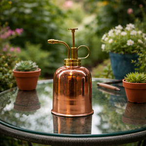 Rociador de Plantas de Acero Inoxidable con Acabado Dorado de Lujo, Bomba de Pulverización Fina para Jardinería Interior, Diseño Ergonómico, a Prueba de Fugas, Duradero - Product Image 6