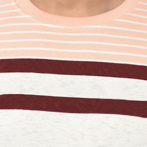 เสื้อสเวตเชิ้ตคอกลมลายทางสำหรับผู้ชาย ทรงปกติ ผ้าฝ้ายถัก สวมใส่สบายๆ สำหรับฤดูใบไม้ร่วง แขนยาว คอกลม - Product Image 5