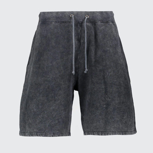 Pantalones Cortos Cargo para Hombre, Estilo Vintage, Lavado Ácido, con Cordón, hasta la Rodilla, Cómodos, para Verano, Venta al por Mayor - Product Image 3