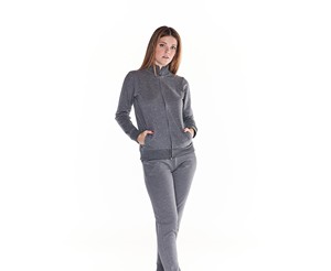 Survêtements pour femmes, hiver, épais, à capuche, avec cordon de serrage, décontractés, coupe-vent, respirants, imprimés, gris - Product Image 3