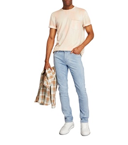 Nouveau pantalon Vax en jean avec logo personnalisé de haute qualité pour hommes et jean à la taille pour pantalon Vax en denim de couleur unie de grande taille - Product Image 2