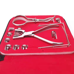Universal Dental Rubber Dam Kit with Complete Isolation Instruments Rubber Dam <b>Frame</b> Punch <b>Clamp</b> Forceps Assorted <b>Clamps</b> - Product Image 4