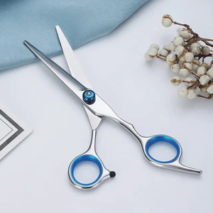 Tijeras Profesionales de Acero Inoxidable con Mango de Cerámica de 6'' Plateadas para Cortar el Cabello, para Salón de Belleza, Hombres y Mujeres, ANAAIF - Product Image 5