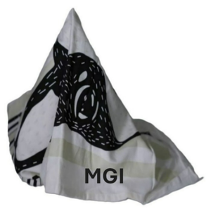 Serviette de cuisine réutilisable en coton et lin bio noir 100% avec impression personnalisée du logo – Cadeau promotionnel - Product Image 3