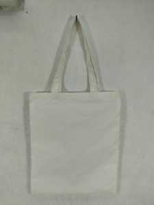 <b>Plain</b> white Cotton <b>Canvas</b> <b>Tote</b> <b>Bag</b> with Long Handles, Reusable Eco-Friendly Shopping <b>Bag</b>, Custom Logo Promotional Carry <b>Bag</b> - Product Image 1