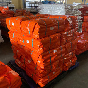 Bâche en PE orange robuste, imperméable, résistante au vent, écologique, résistante aux UV, pour l'agriculture et la construction - Product Image 5