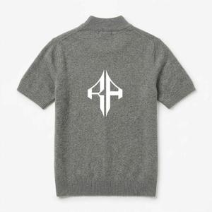 Suéter de Punto para Hombre con Logotipo Blanco, Manga Corta, Cuello Redondo, Acrílico/Algodón, Corte Regular, Sin Cierre, por RIVIAN ATLANTIC - Product Image 3