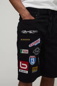OEM Screen Printed Men’s Cotton <b>Fleece</b> <b>Shorts</b>, Custom Personalized Graphic Streetwear Knee Length Drawstring Casual Wear Style - Product Image 3